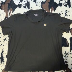 Carhartt Black Loose Fit Polo Shirt 3XL